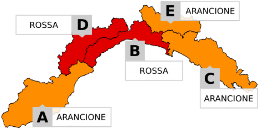 Allerta meteo del 21/10/2019