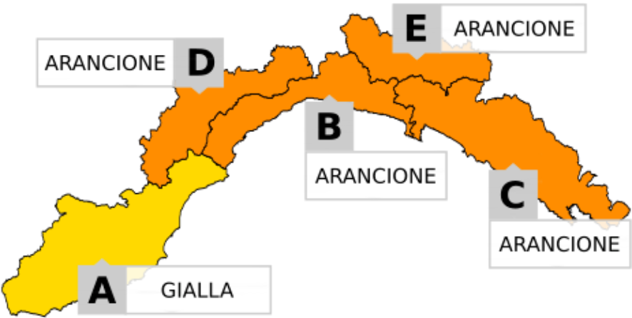 Allerta meteo arancione